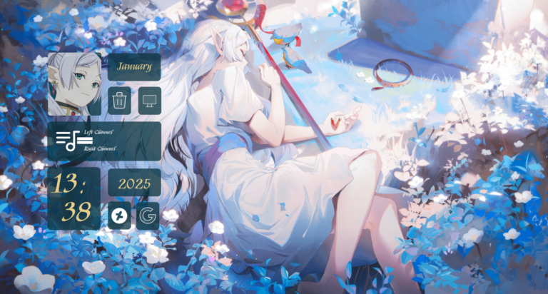 Sousou no Frieren Rainmeter Skin 1